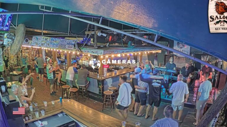 Live webcam Hog's Breath Saloon Bar, Key West, FL, USA.
