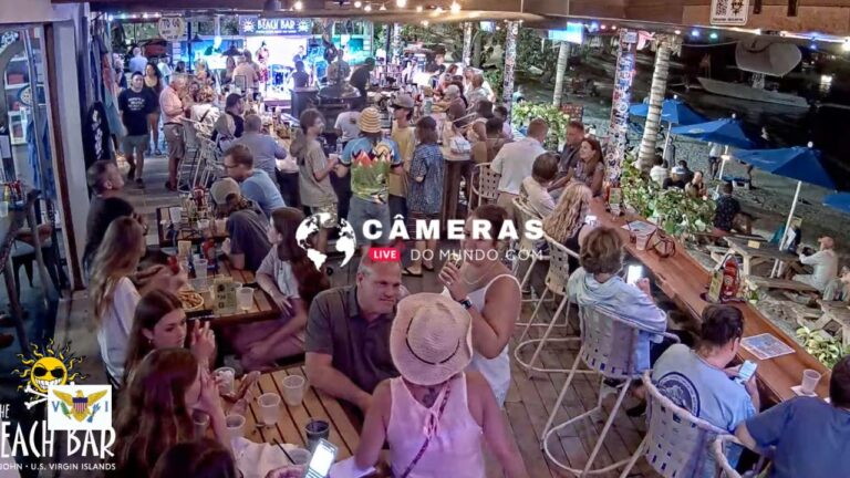 The Beach Bar Live hd Webcam, Cruz Bay, St. John, VI