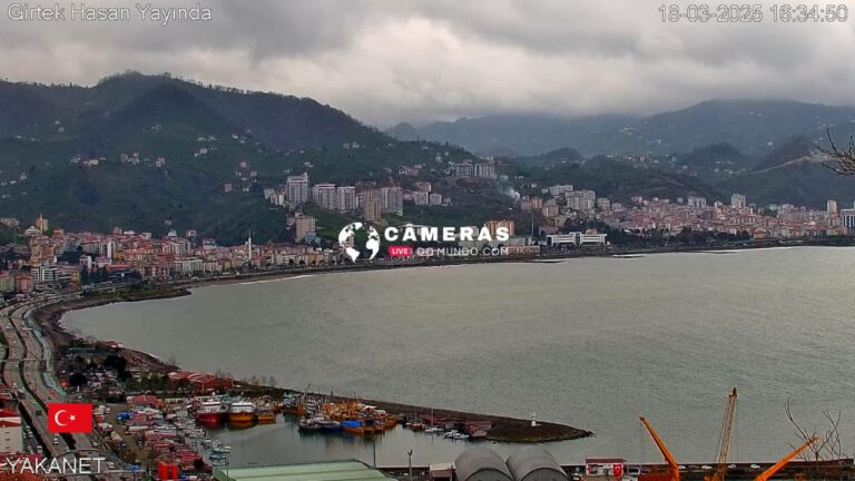Giresun Castle Live HD Webcam in Giresun, Turkey.