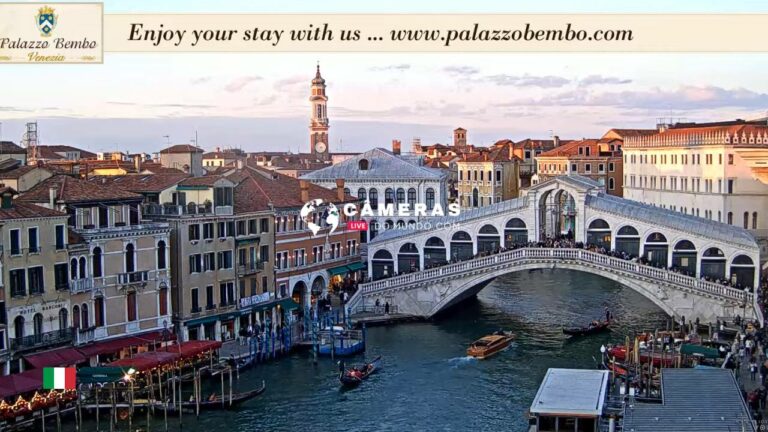 Live Webcam Ponte di Rialto, Venice, Italy