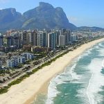 Vista panorâmica da praia de barra