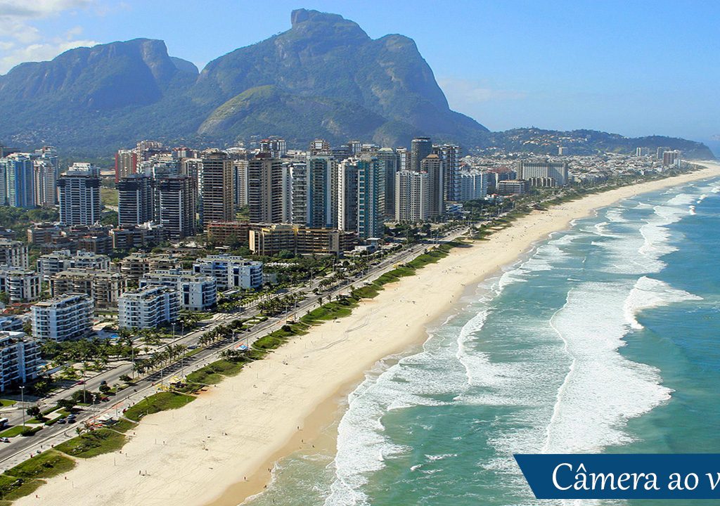 Praia da Barra da Tijuca ao vivo no Rio de Janeiro