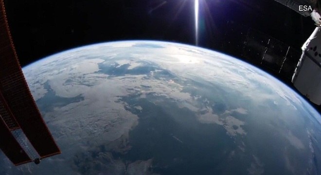 Câmera ao vivo da terra vista da estação espacial da NASA HDEV