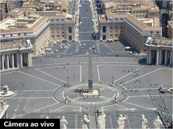 Praça de São Pedro – Vaticano ao vivo