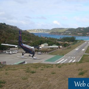 Câmeras ao vivo aeroporto Gustaf III em St-Barth
