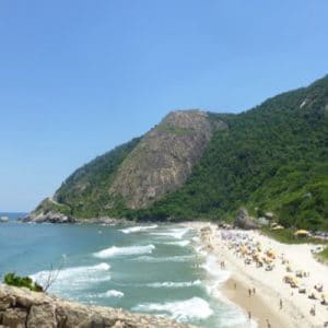 Praia do recreio no rio de janeiro