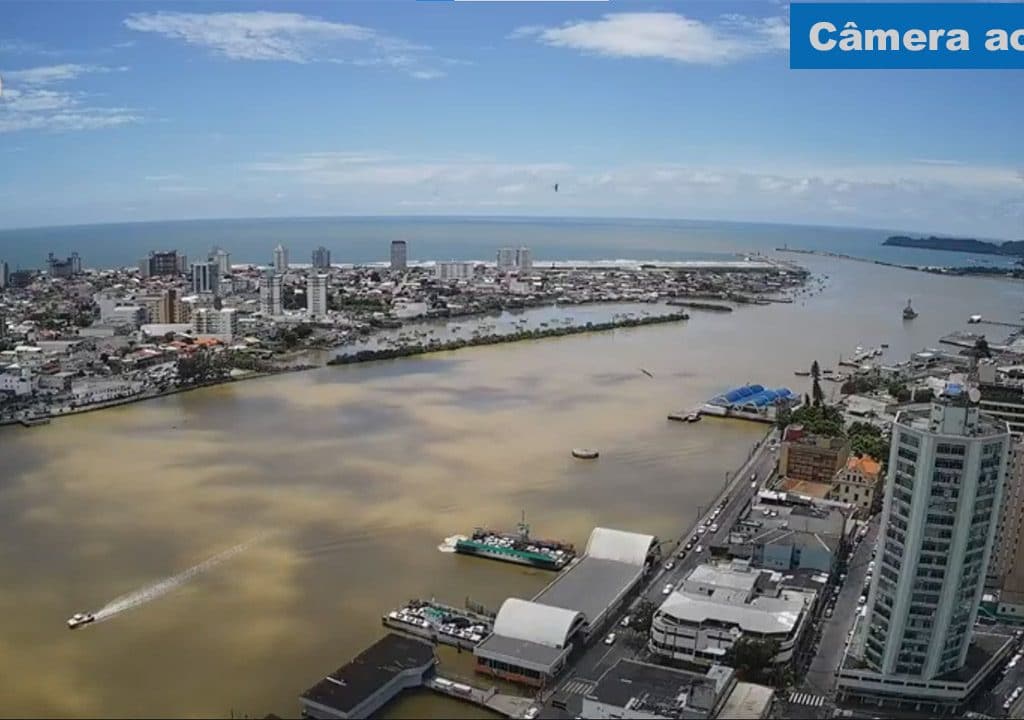 Câmera ao Vivo do Canal do Porto e Ferry Boat em Itajai Santa Catarina