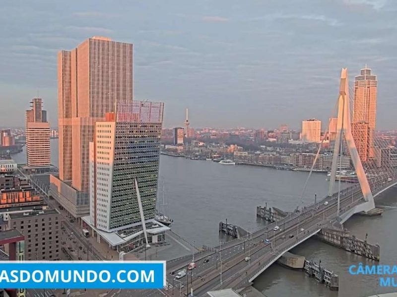 Erasmus Bridge, Rotterdam - Holanda Live Cam.