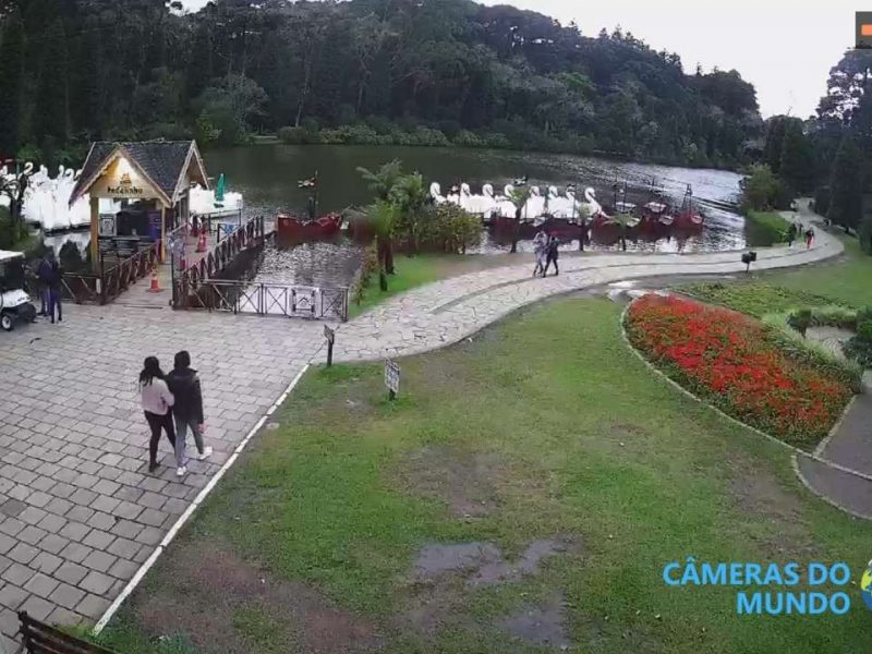 Câmera ao vivo do Lago Negro em Gramado.