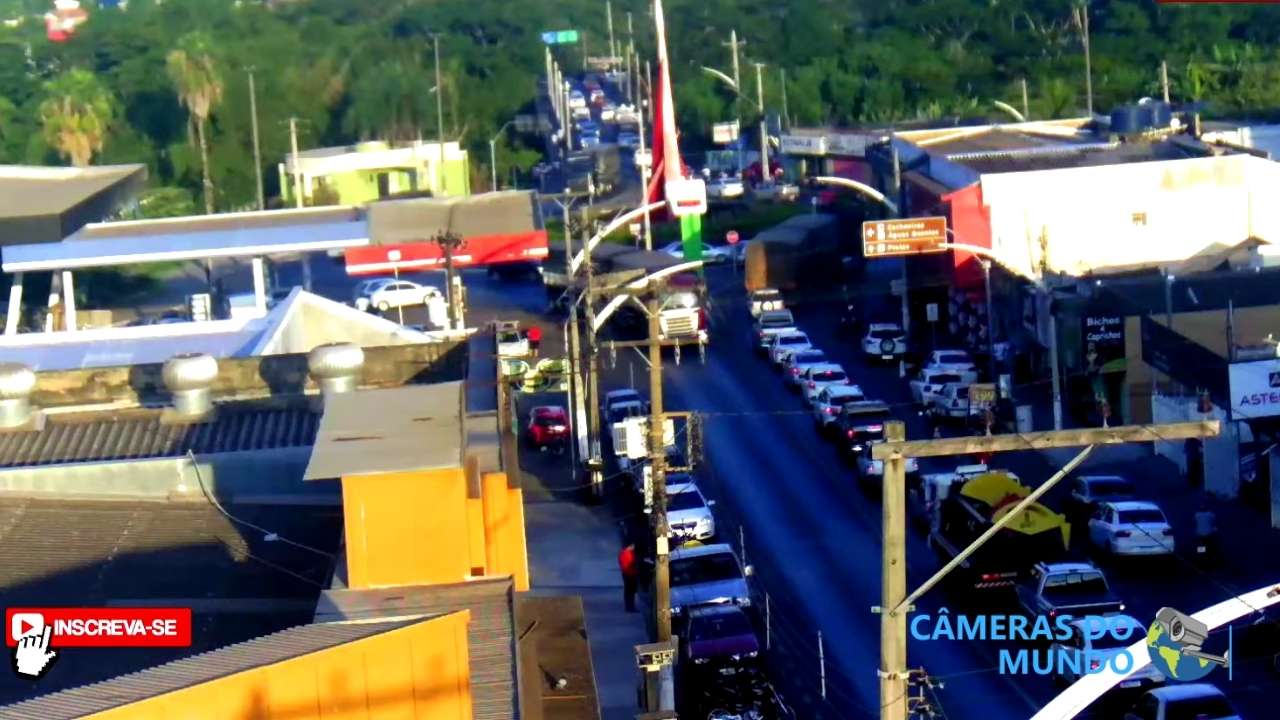 Câmera ao vivo da Ponte sobre o Rio das Garças.