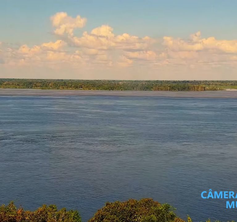 Rio Negro e Rio Amazonas em Manaus ao vivo