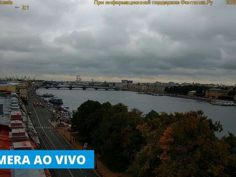 Live cam paisagem de Nevsky em São Petersburgo St. Petersburg Russia .