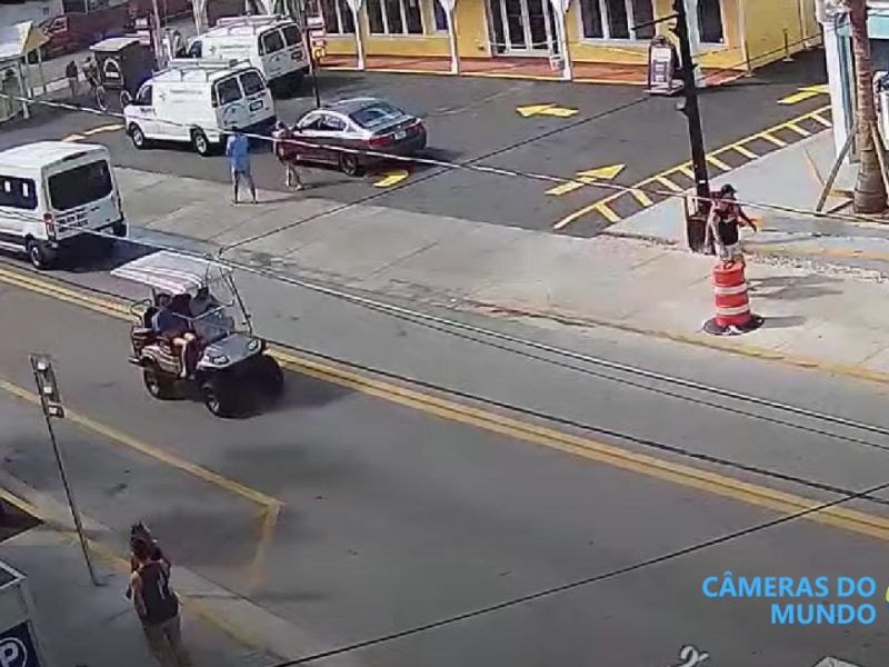 Key West street view, Flórida, ao vivo.