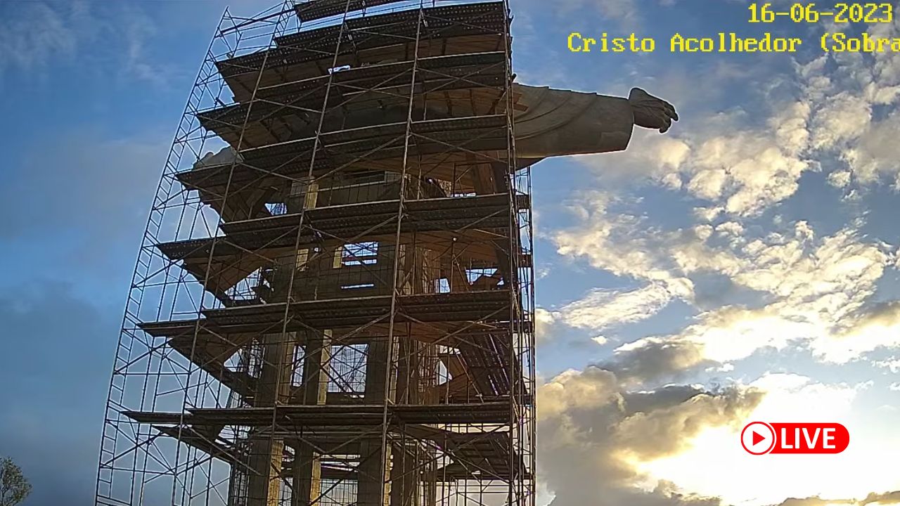 VÍDEO: obras do Cristo Acolhedor de Sobradinho estão 80% concluídas