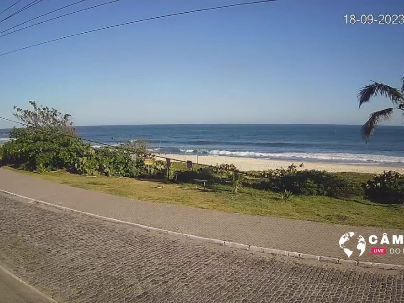 Câmera ao vivo da Praia de Saquarema, Rio de Janeiro.
