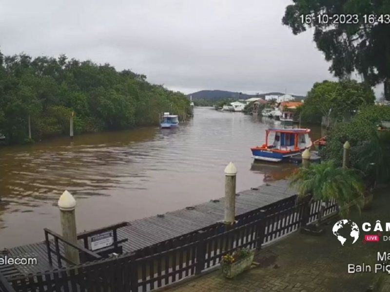 Câmera ao vivo do Rio Piçarras, Santa Catarina.