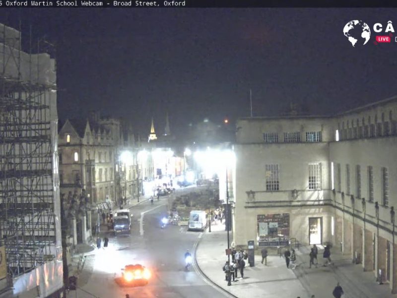 Live stream from Oxford Martin School, UK.