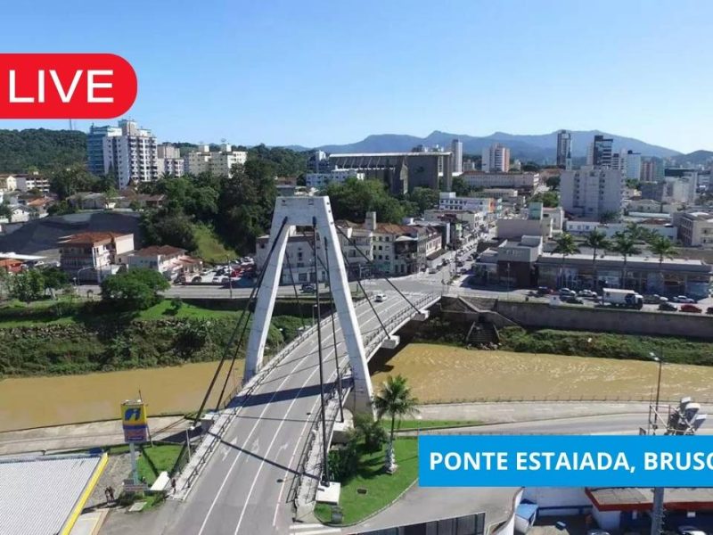 Ponte Estaiada em Brusque Ao vivo