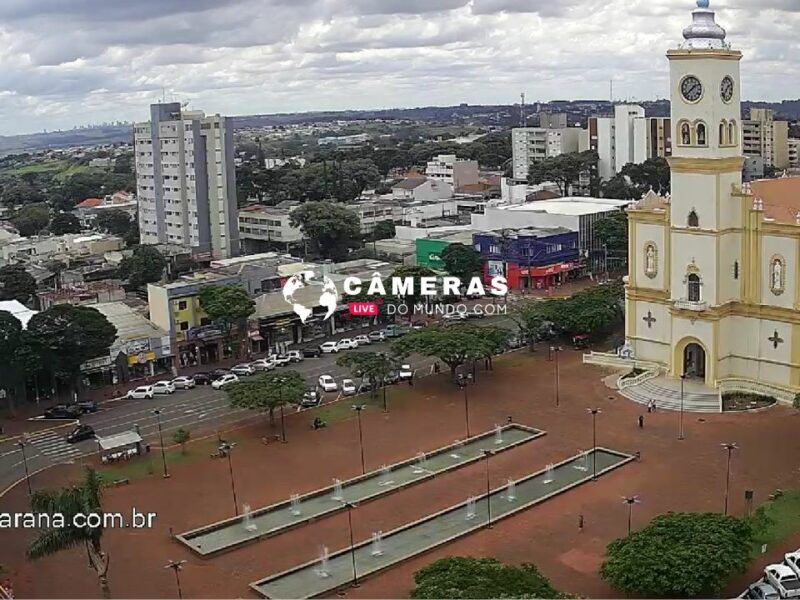 Câmera ao vivo Praça Rui Barbosa em Apucarana, Paraná.