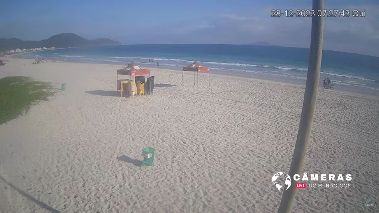 Câmera ao vivo Praia dos Ingleses, Florianópolis.