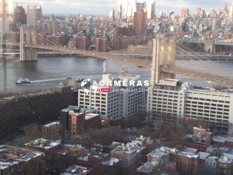 Câmera ao vivo Ponte do Brooklyn, NYC.