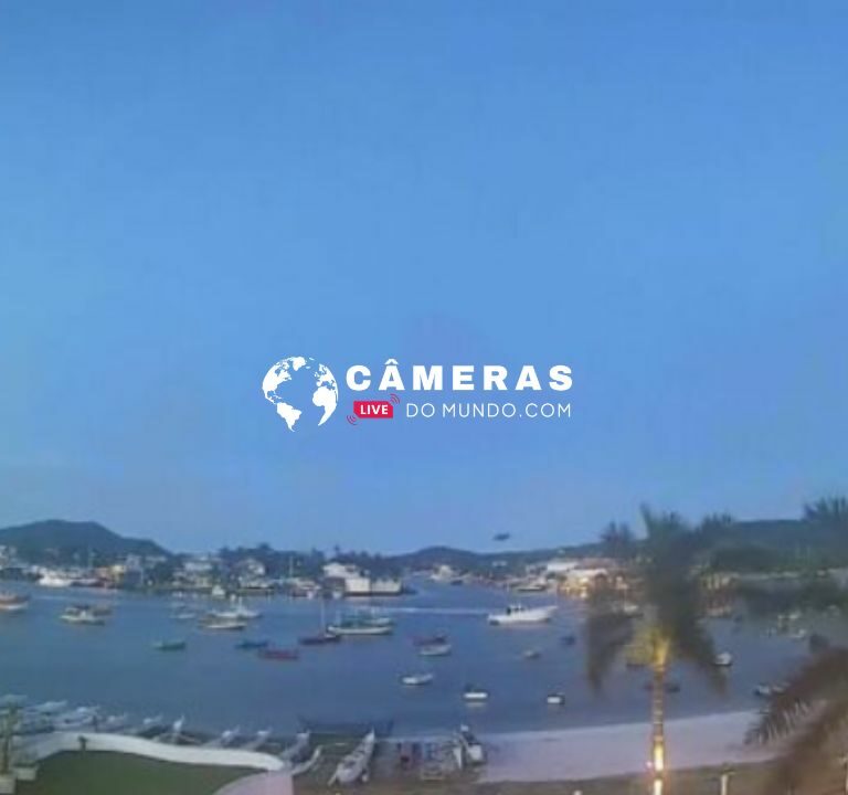 Câmera ao vivo em Cabo Frio, Rio de Janeiro.