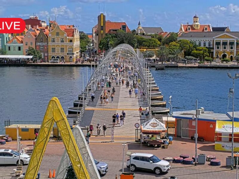 Câmera ao vivo em Handelskade & Brionplein em Willemstad.