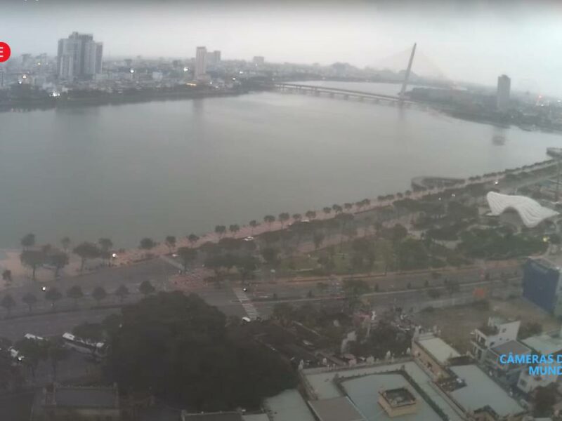 câmera ao vivo da Ponte Tran Thi Ly, no Rio Hàn, Vietnã