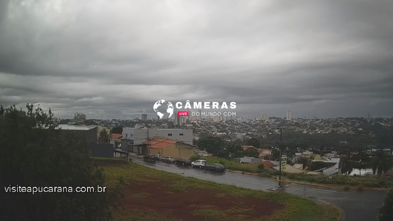 Câmera ao vivo da Avenida Cristiano Kussmaul, em Apucarana, Paraná.