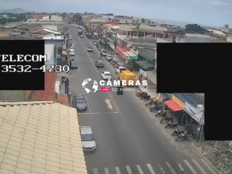 Câmera ao vivo do bairro da Barra do Itapemirim, em Marataízes, ES.