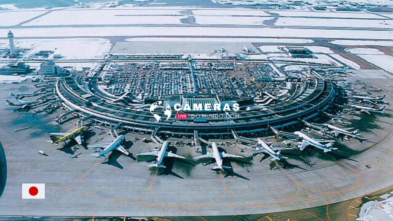 Aeroporto de Chitose E Sapporo, Hokkaido, Japão live webcam.