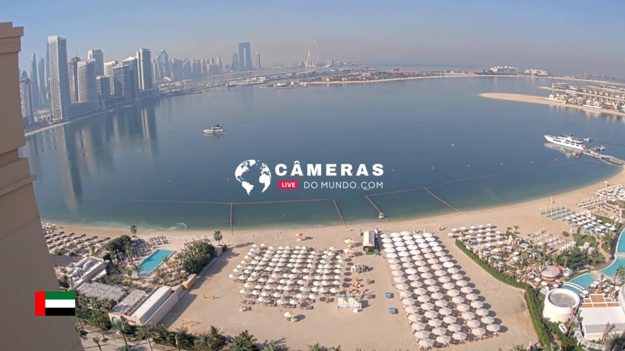 Fairmont The Palm, Dubai, Emirados Árabes Unidos Live Webcam.