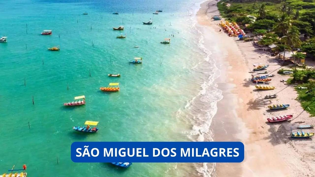 Vila de pescadores em São Miguél dos Milagres.