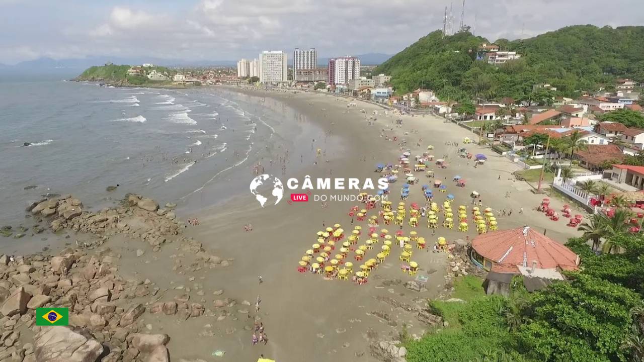 Câmeras ao vivo Praia dos sonhos, Itanhaém SP