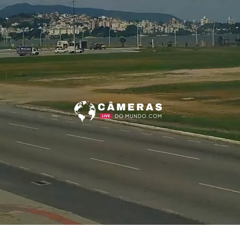 Câmera ao vivo av. Beira Mar de São José, SC.