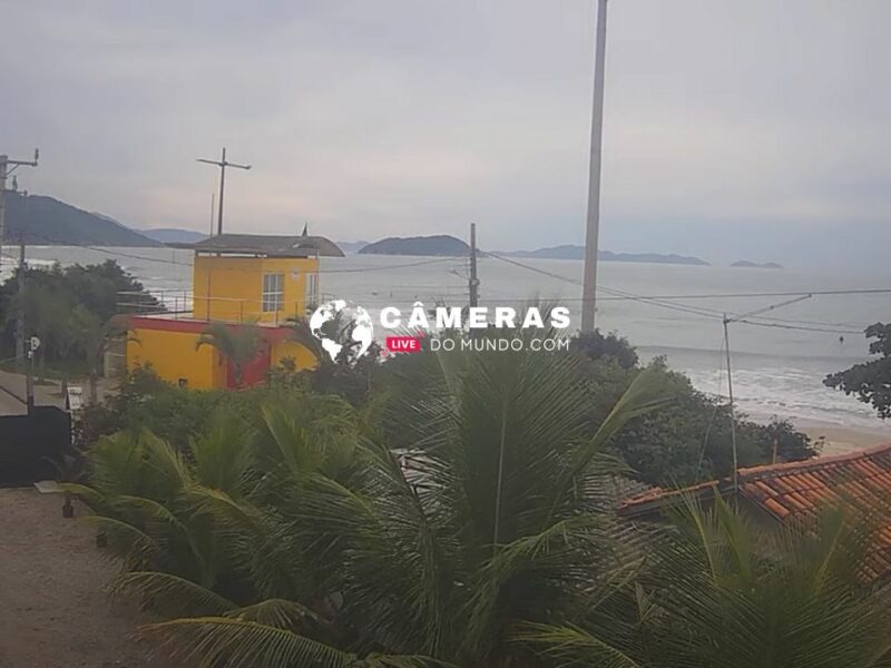 Câmera ao vivo da Praia de Palmas, Governador Celso Ramos, SC.