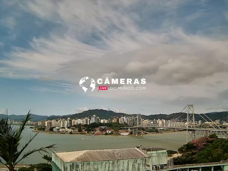 Câmera ao vivo Ponte Hercílio Luz, Florianópolis.