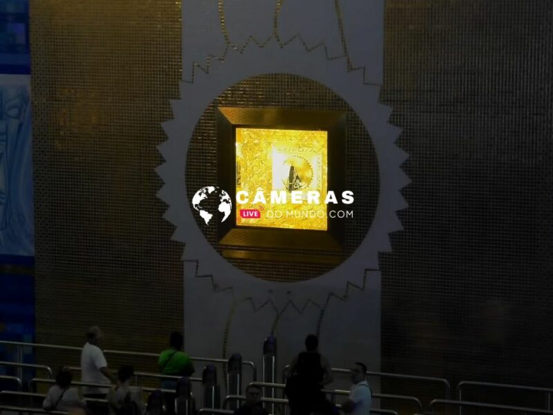 Câmera ao vivo do Nicho de Nossa Senhora de Aparecida.