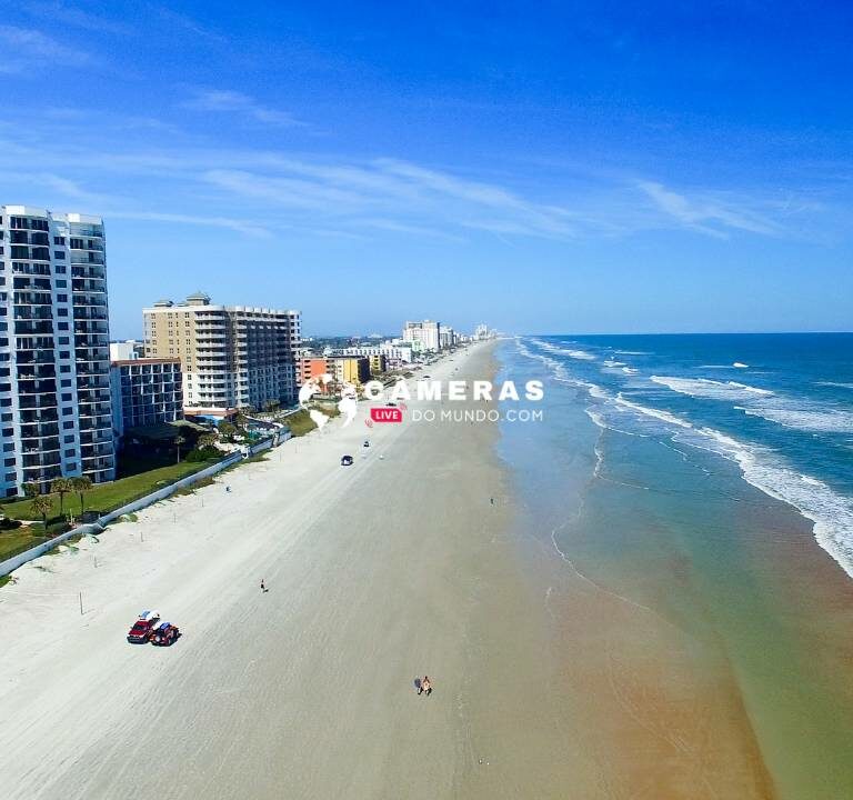 Daytona Beach, Florida Atop Hard Rock Hotel.