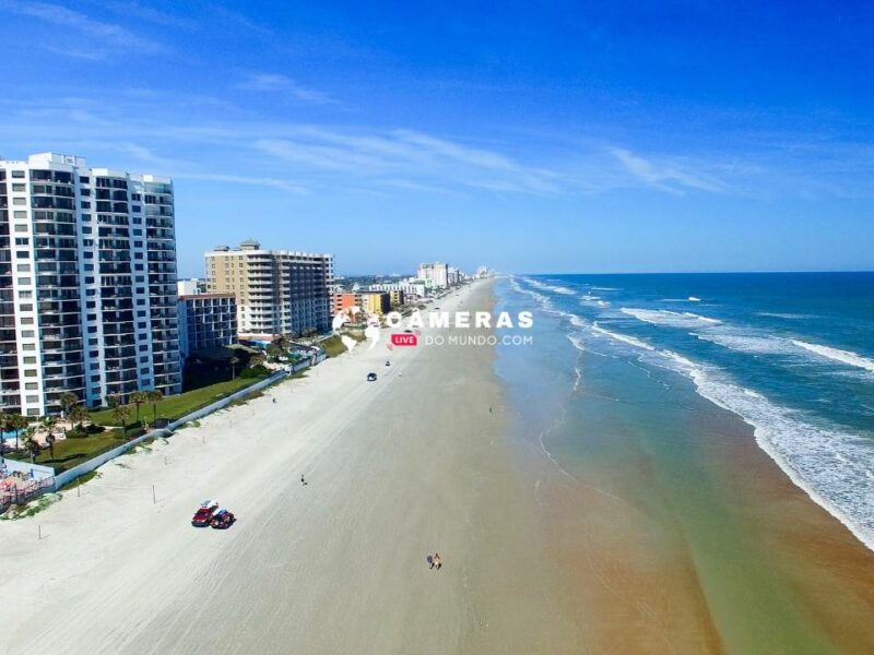 Daytona Beach, Florida Atop Hard Rock Hotel.