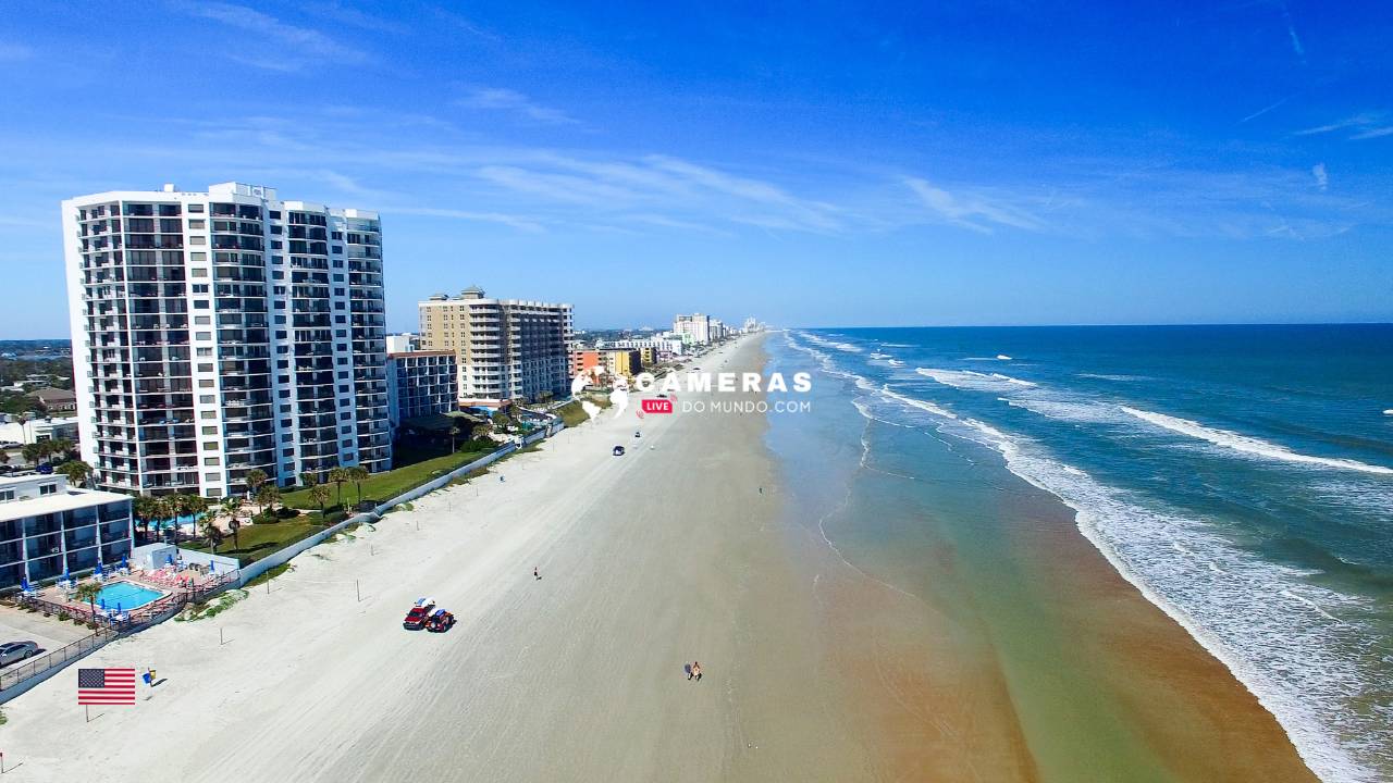 Daytona Beach, Florida Atop Hard Rock Hotel.