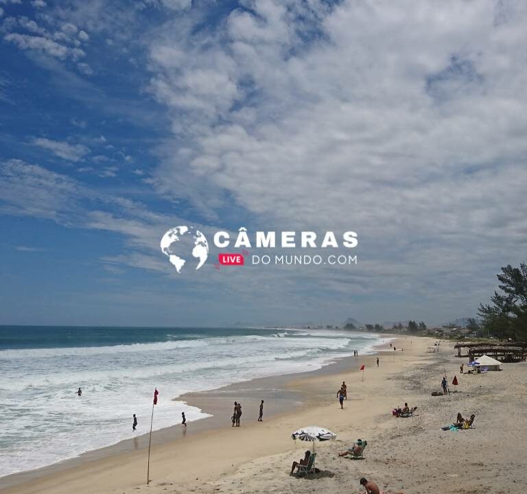 Câmera ao vivo Praia de Cordeirinho, Maricá.