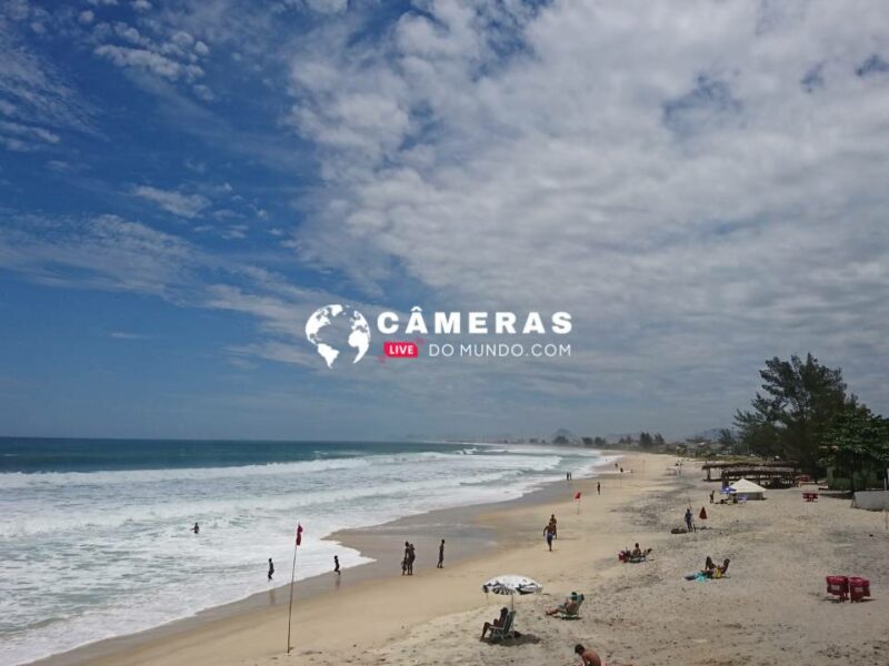 Câmera ao vivo Praia de Cordeirinho, Maricá.