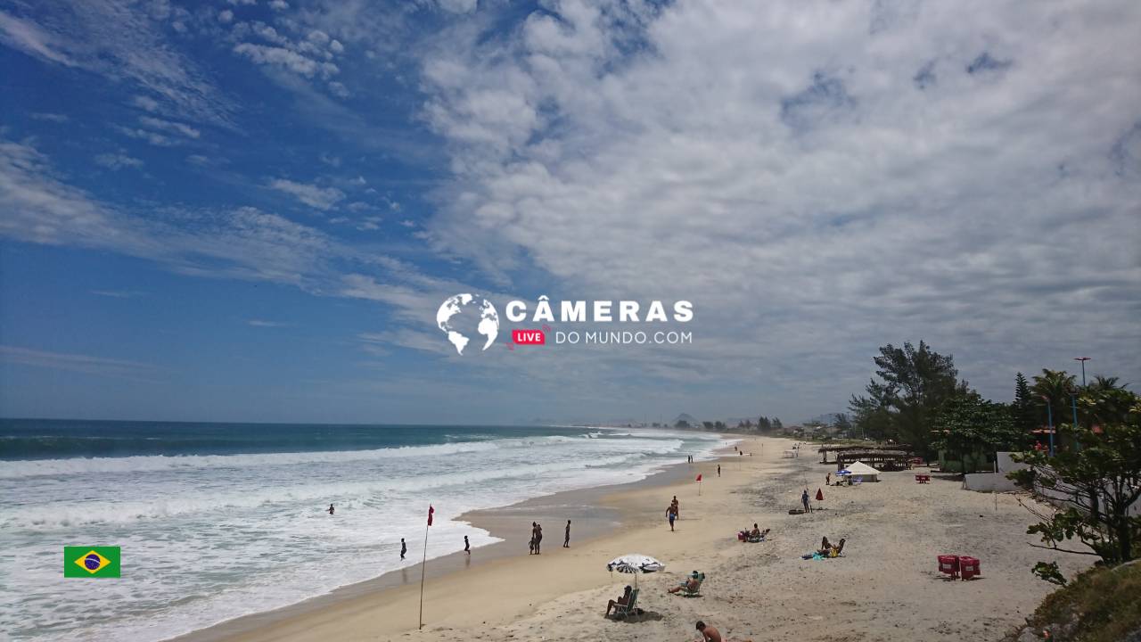 Câmera ao vivo Praia de Cordeirinho, Maricá.