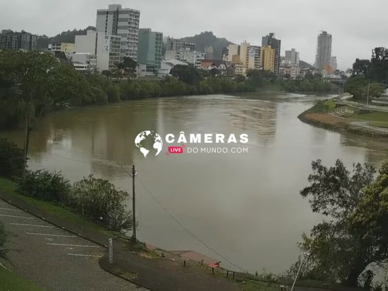Câmera ao vivo Rio Itajaí-Açu, Blumenau, Santa Catarina.