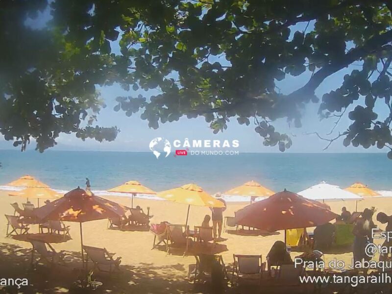 Câmera ao vivo Praia do Jabaquara, Ilhabela.