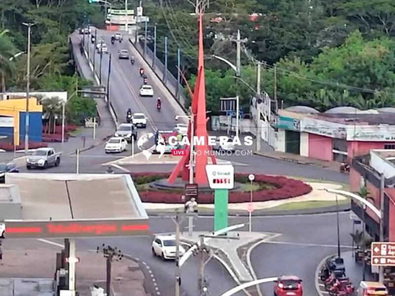 Câmera ao vivo da Ponte sobre o Rio das Garças.