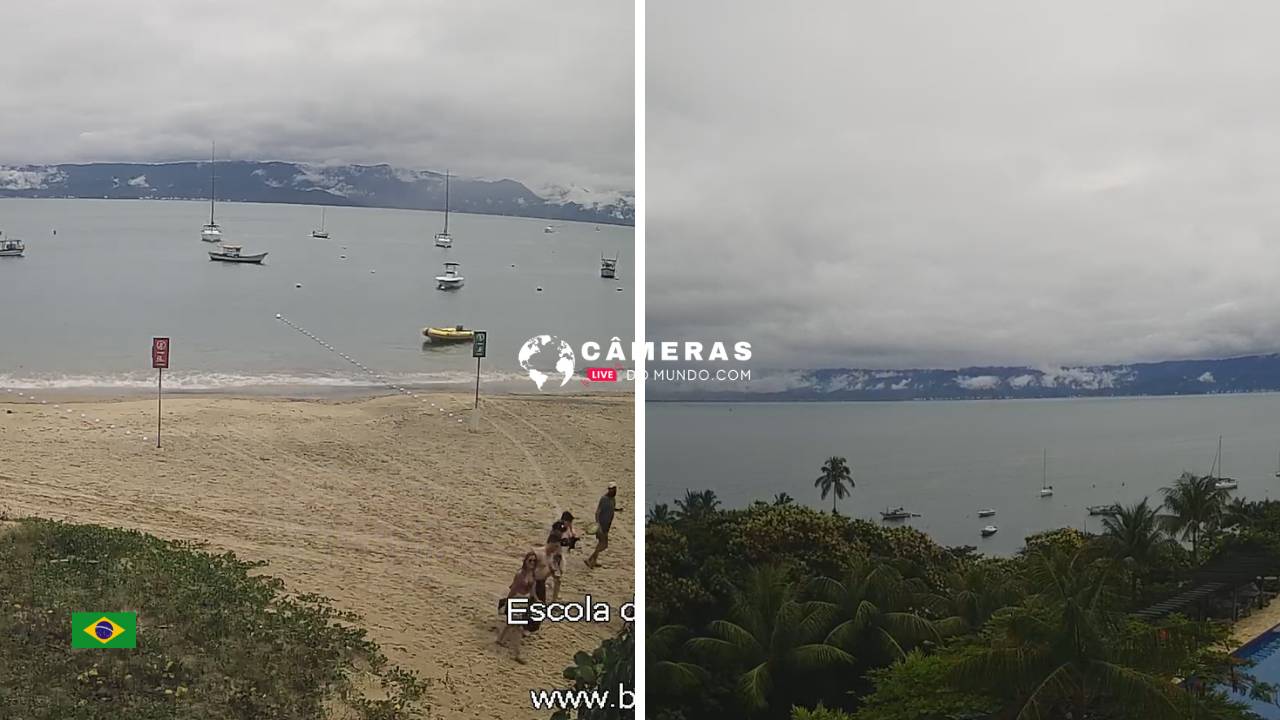 Câmeras ao vivo Praia da Armação, Ilhabela.