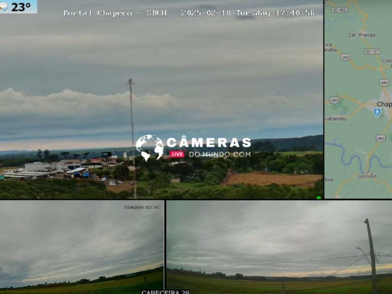 Câmeras ao vivo Aeroporto de Chapecó SBCH.