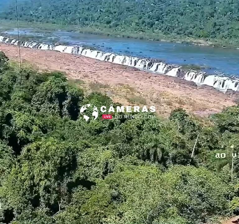 Câmera ao vivo Salto do Yucumã, Parque Estadual do Turvo.